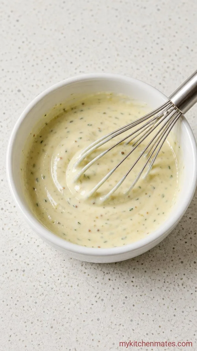 Creamy Potato Salad That Won't Turn Gluey Step 2: Whisk the Dressing