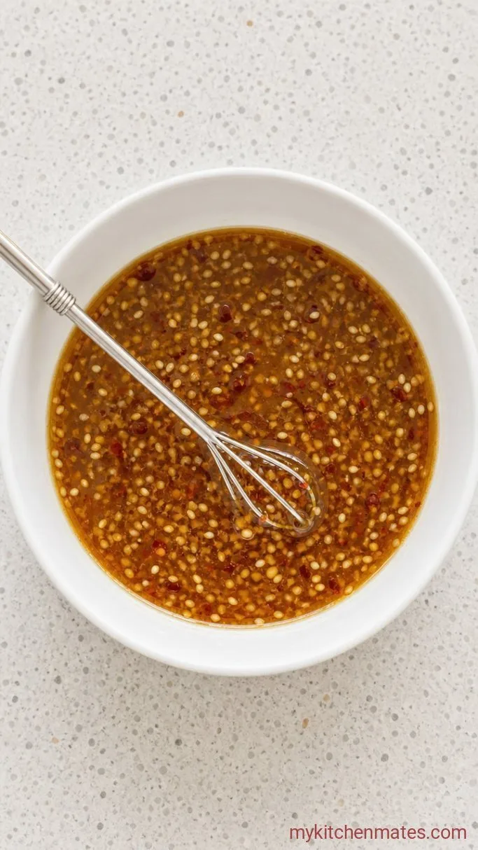 Viral Smashed Cucumber Salad with Soy & Sesame Step 2: Whisk the Dressing