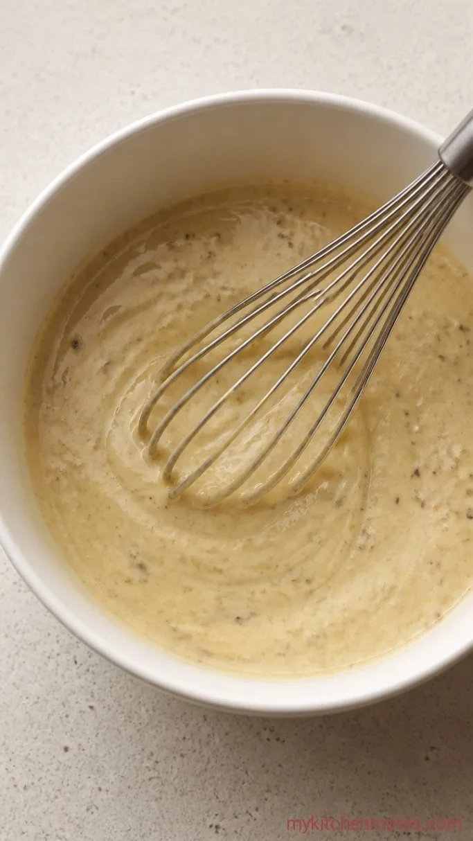 20-Minute Chicken Caesar Salad Wraps Step 2: Whisk the Dressing