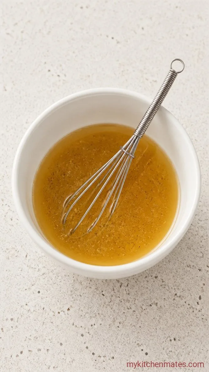 Authentic Burmese Tea Leaf Salad (Lahpet Thoke) Step 2: Whisk the Dressing