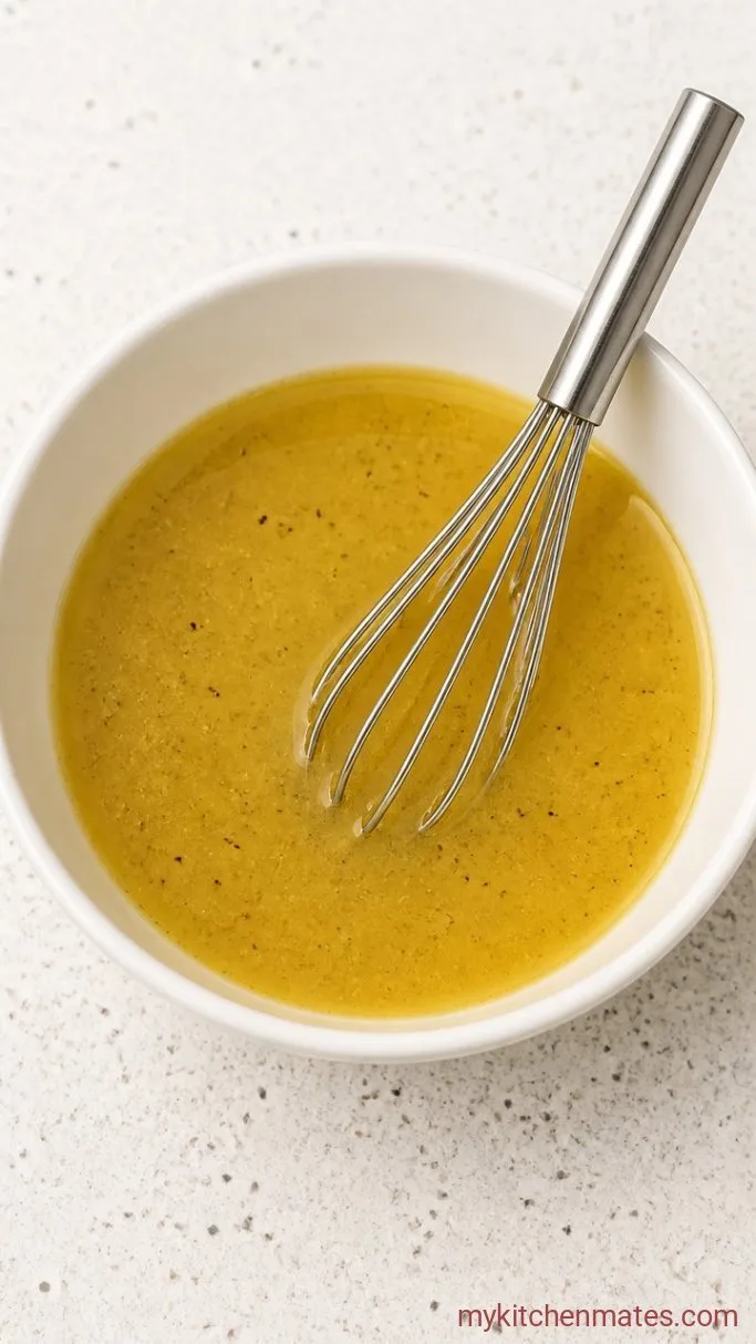 10-Minute Cabbage and Apple Slaw Step 2: Whisk the Dressing