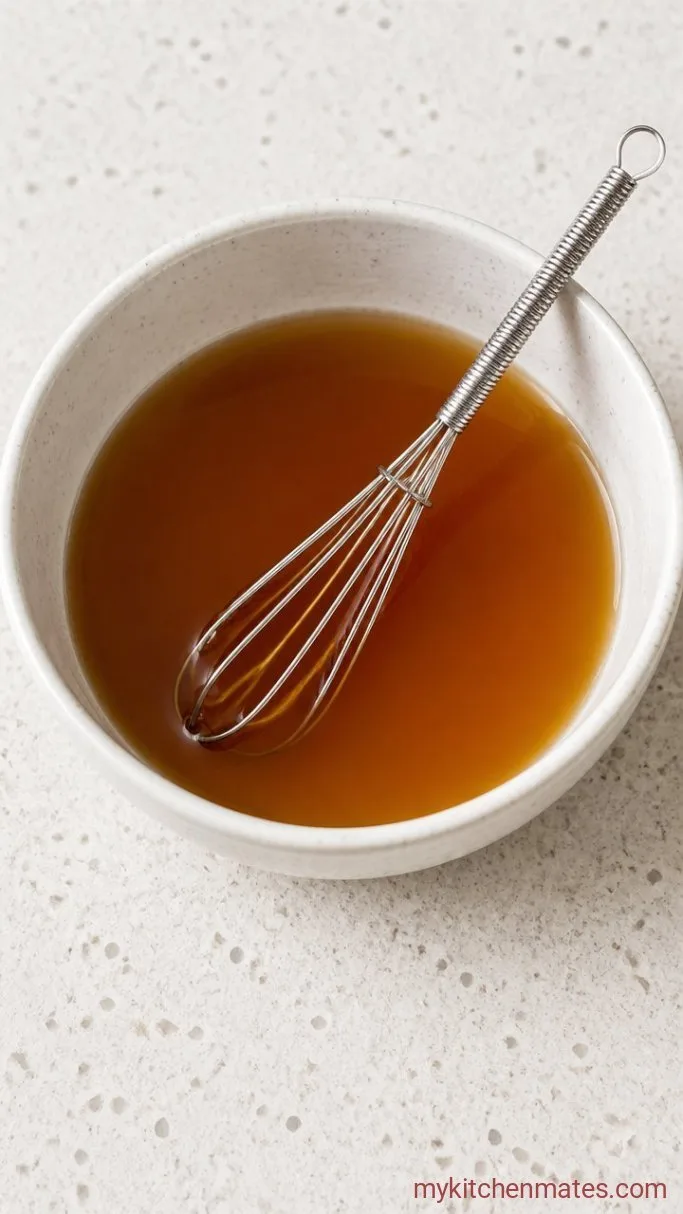 Quick Chinese Coleslaw with Crunchy Ramen Noodles Step 2: Whisk the Dressing