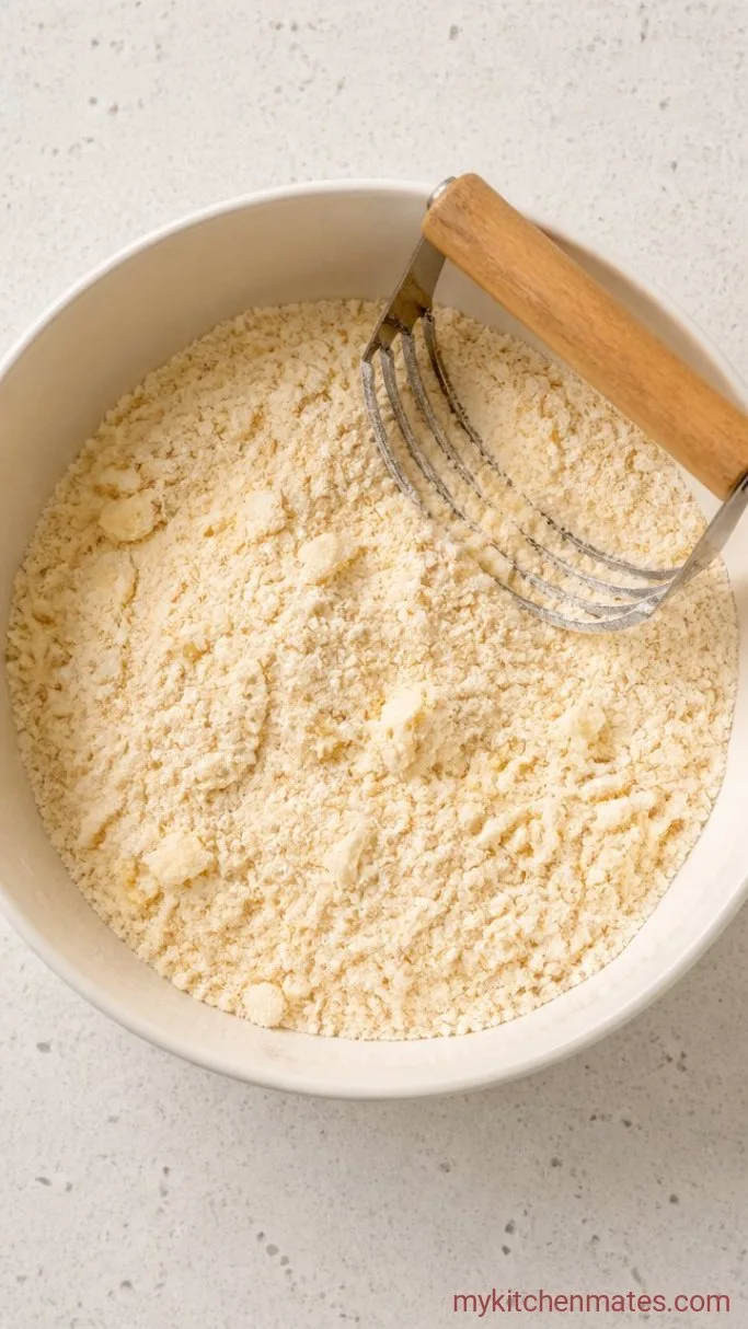 Southern Living's Angel Biscuits: Fluffy Yeast Buttermilk Biscuits Step 2: Whisk the Dry Ingredients and Cut in the Butter
