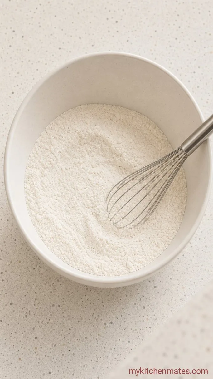 Quick Sausage Pancake Muffins (Make-Ahead Breakfast) Step 2: Whisk the Dry Ingredients