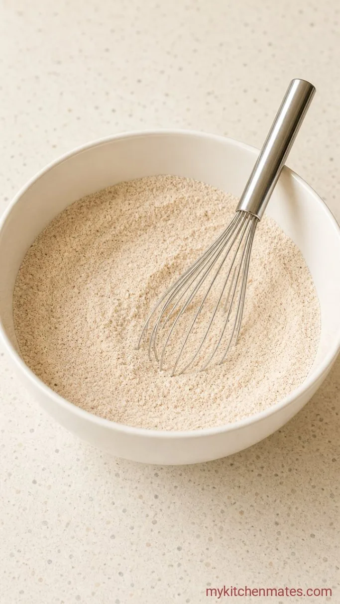 Easy Apple Bundt Cake with Brown Sugar Glaze Step 2: Whisk the Dry Ingredients