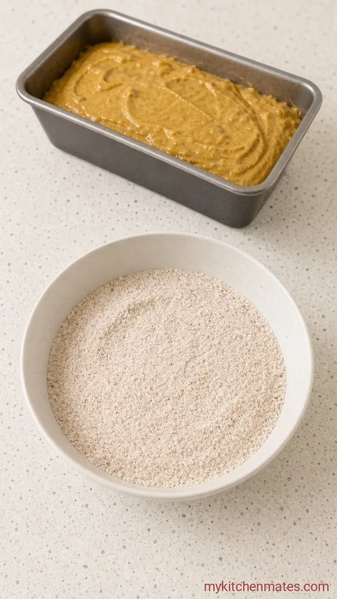 Moist One-Bowl Pumpkin Banana Bread Step 2: Whisk the Dry Ingredients