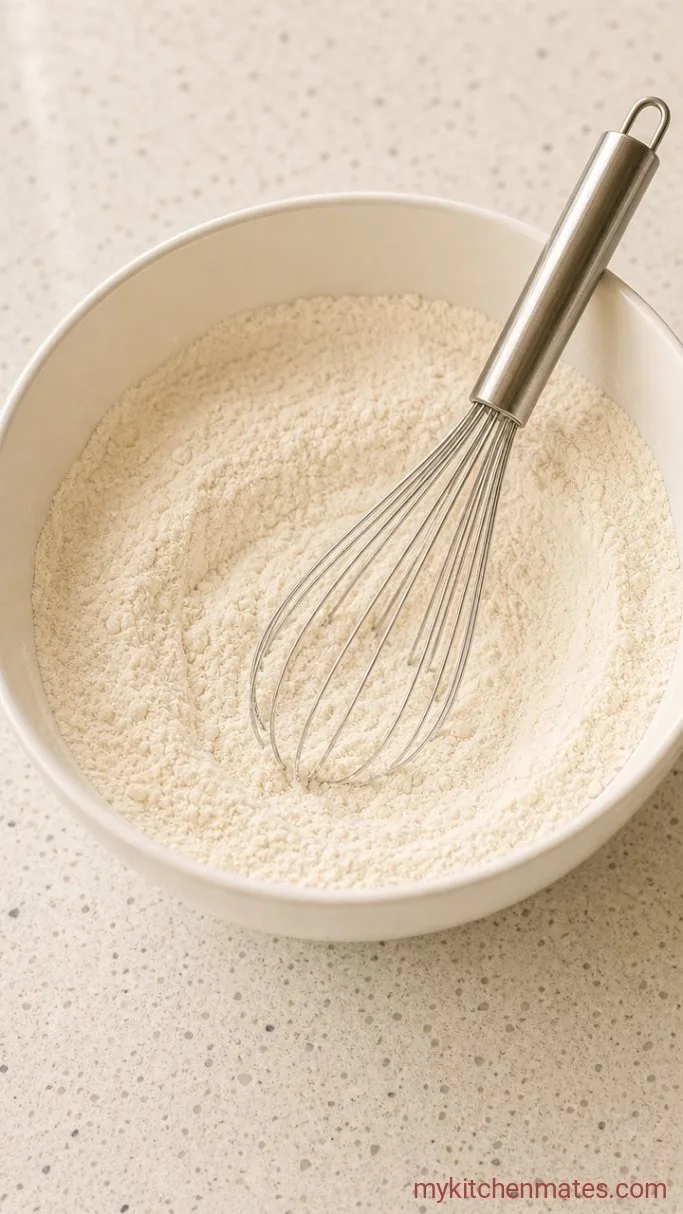 Crispy and Chewy Espresso Chocolate Chip Cookies Step 2: Whisk the Dry Ingredients