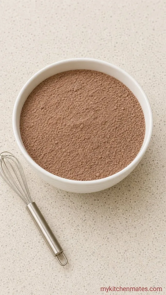 Fudgy Vegan Brownie Recipe (No Eggs, No Dairy) Step 2: Whisk the Dry Ingredients