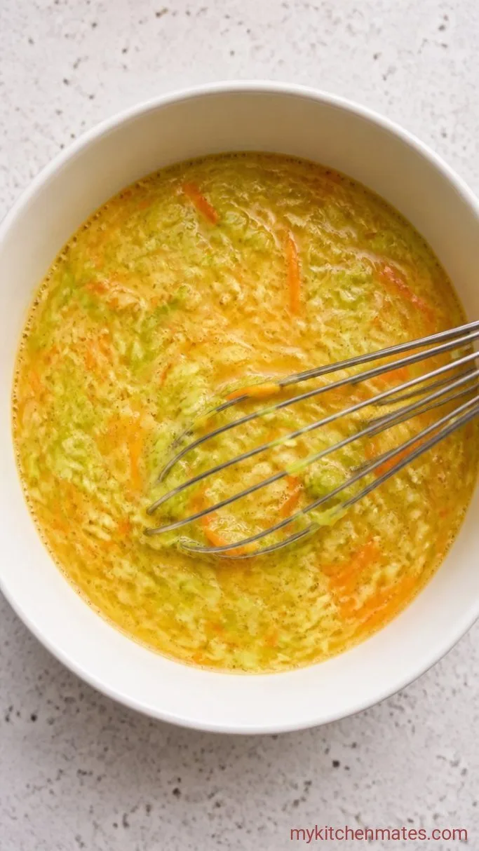 Step 2: Whisk the Eggs and Veggies