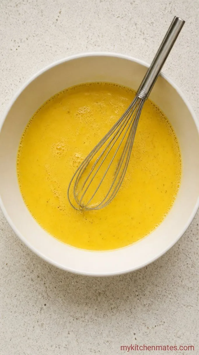 Crispy Tater Tot Breakfast Casserole (Make It the Night Before) Step 2: Whisk the Eggs
