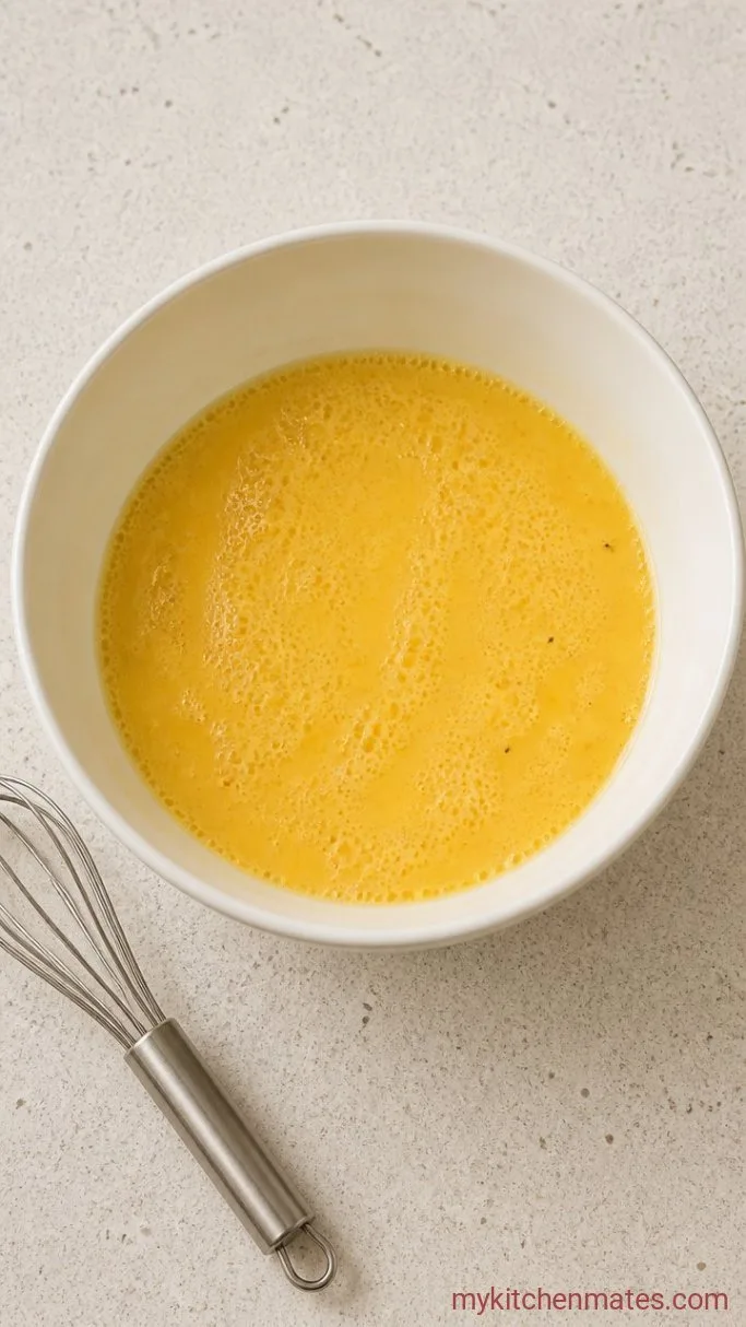 30-Minute One-Pan Potato Egg Frittata Step 2: Whisk the Eggs