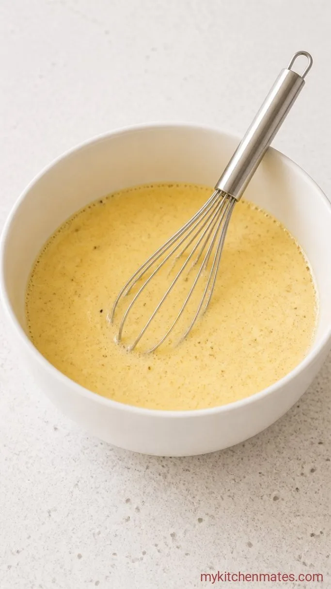 20-Minute Asparagus Egg Frittata Step 2: Whisk the Eggs