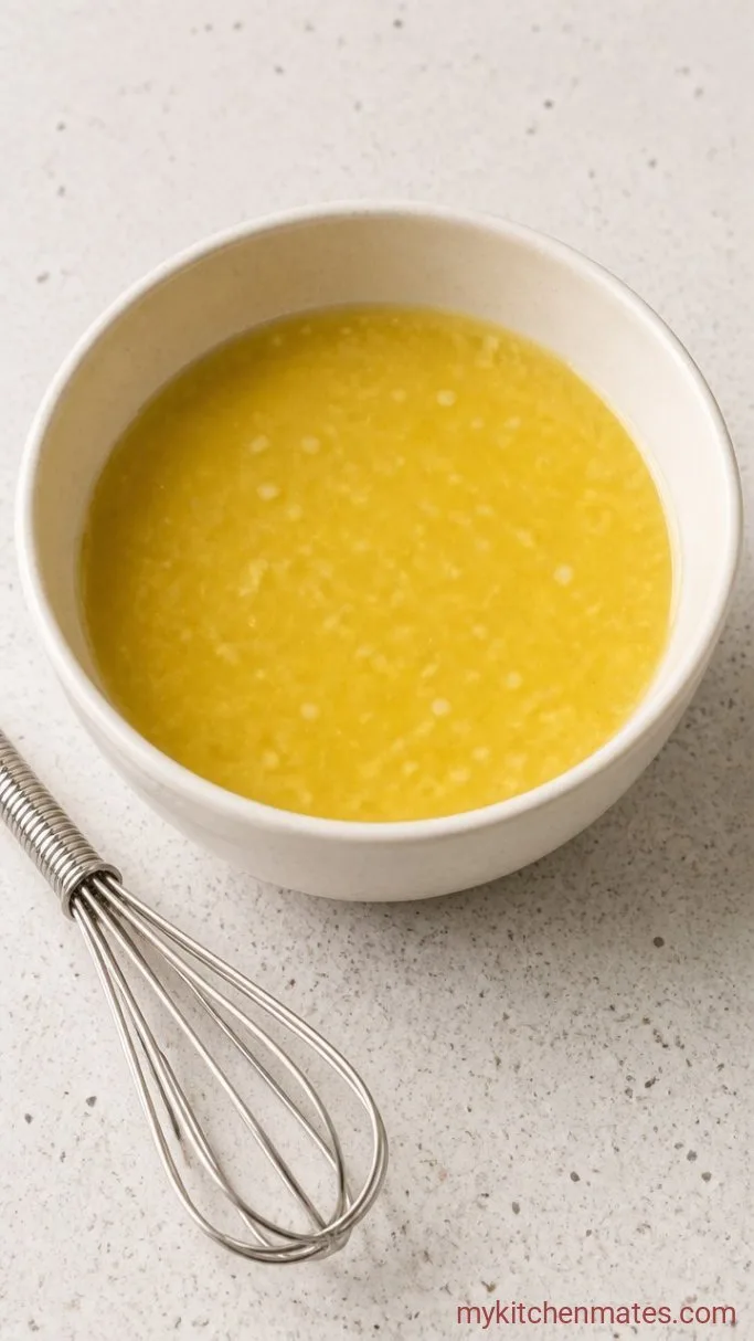 Bright Lemon Pasta Salad with Fresh Dill and Cucumber Step 2: Whisk the Lemon Dressing
