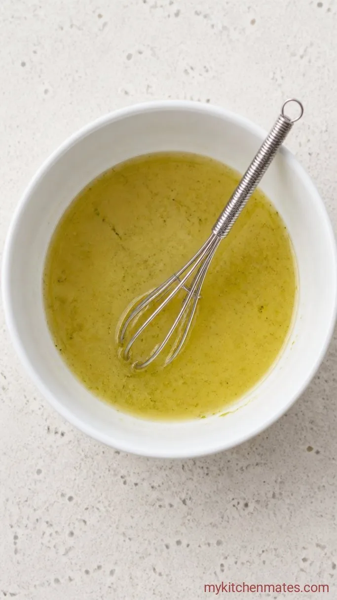 10-Minute Strawberry Cucumber Salad with Feta and Mint Step 2: Whisk the Lime Dressing