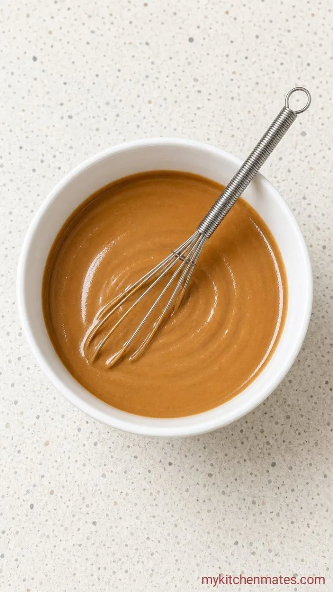 Crunchy Thai Quinoa Salad with Peanut Dressing Step 2: Whisk the Peanut Dressing