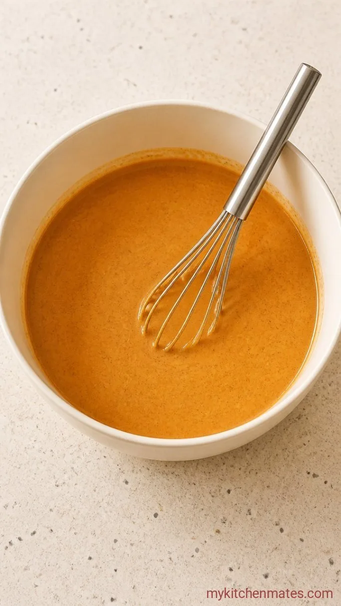 Creamy Pumpkin Custard Pie with a Buttery Crust Step 2: Whisk the Pumpkin Filling
