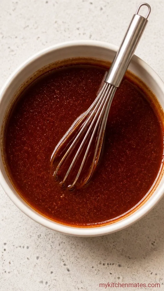 25-Minute Instant Pot BBQ Shredded Chicken Step 2: Whisk the Sauce