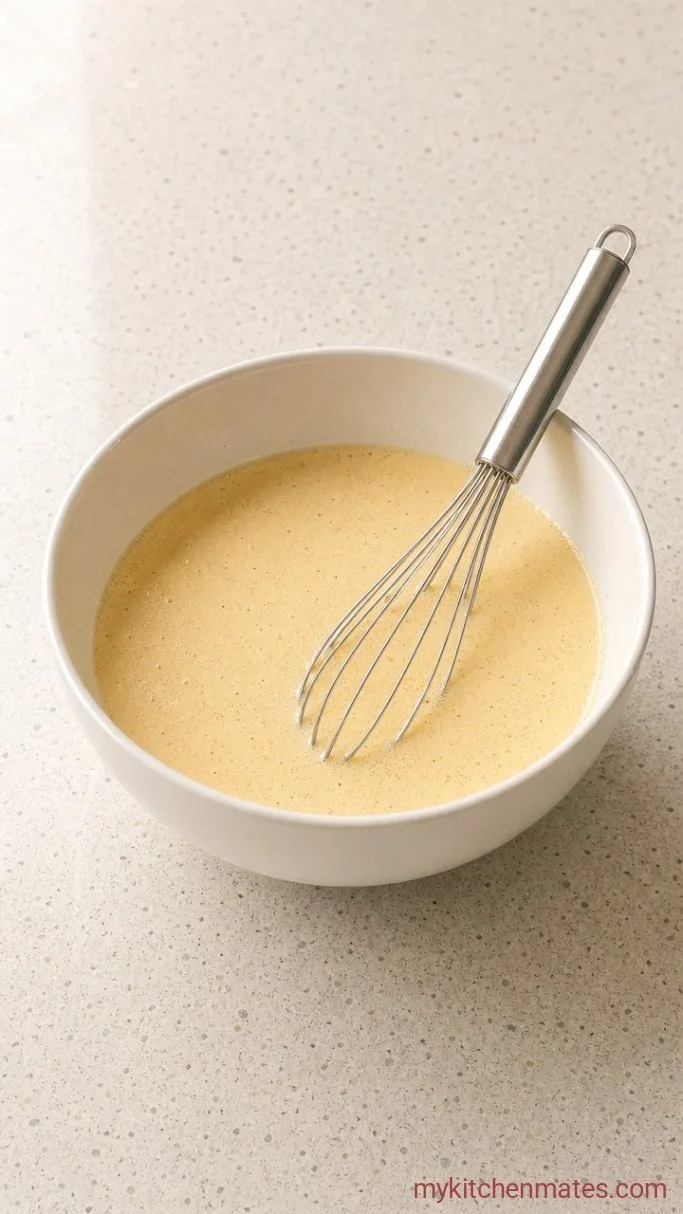 Leftover Panettone Bread Pudding with Vanilla Custard Step 2: Whisk the Vanilla Custard