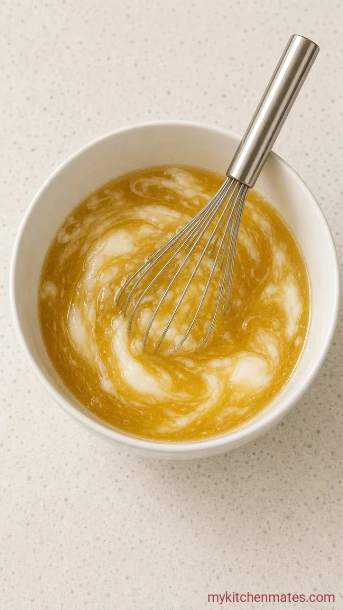 Step 2: Whisk the Wet Ingredients and Fold in Egg Whites