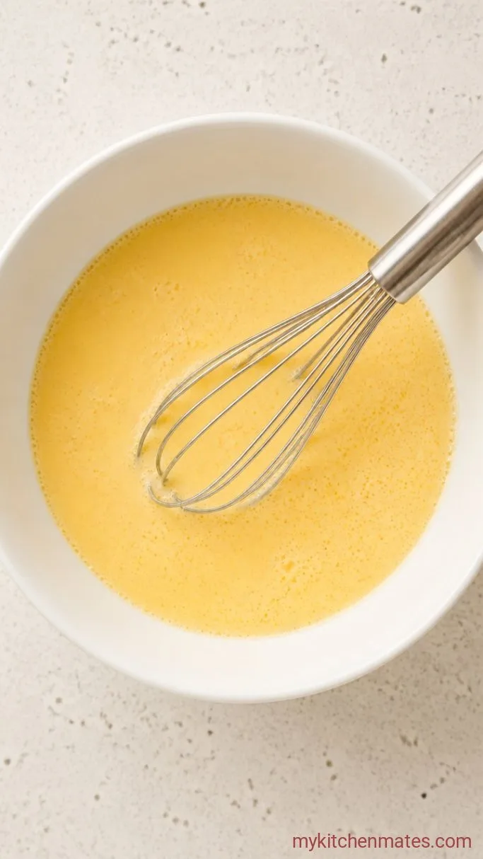 Mini Pancake Muffins (No Flipping, No Mess) Step 2: Whisk the Wet Ingredients