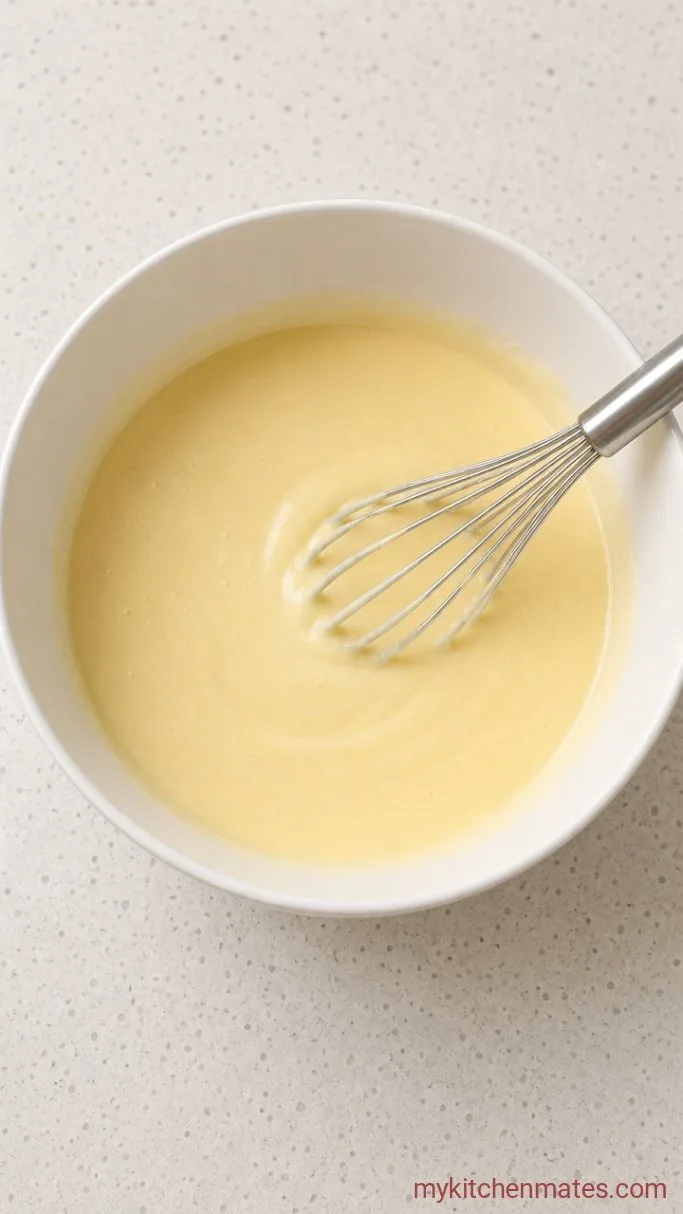 Moist Lemon Mascarpone Cake with Lemon Glaze Step 2: Whisk the Wet Ingredients