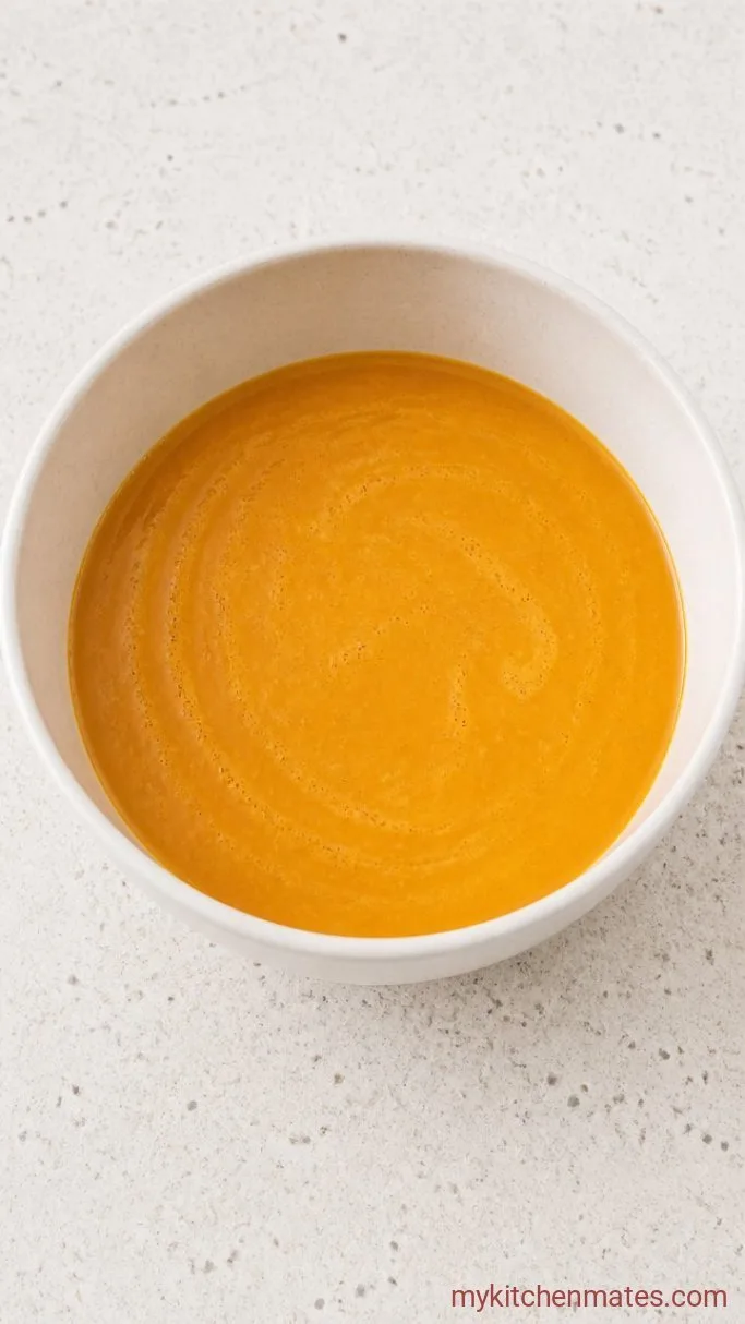 Fluffy Gluten Free Pumpkin Pancakes Step 2: Whisk the Wet Ingredients