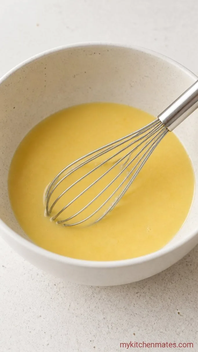 Bakery-Style Blueberry Chocolate Chip Muffins Step 2: Whisk the Wet Ingredients