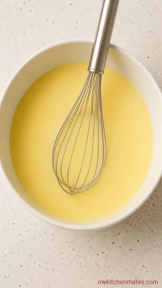 30-Minute Cinnamon Muffins Step 2: Whisk the Wet Ingredients