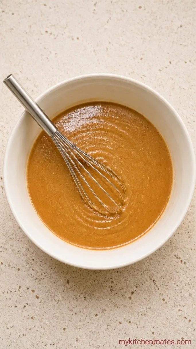 One-Bowl Leftover Halloween Candy Cookies Step 2: Whisk the Wet Mix