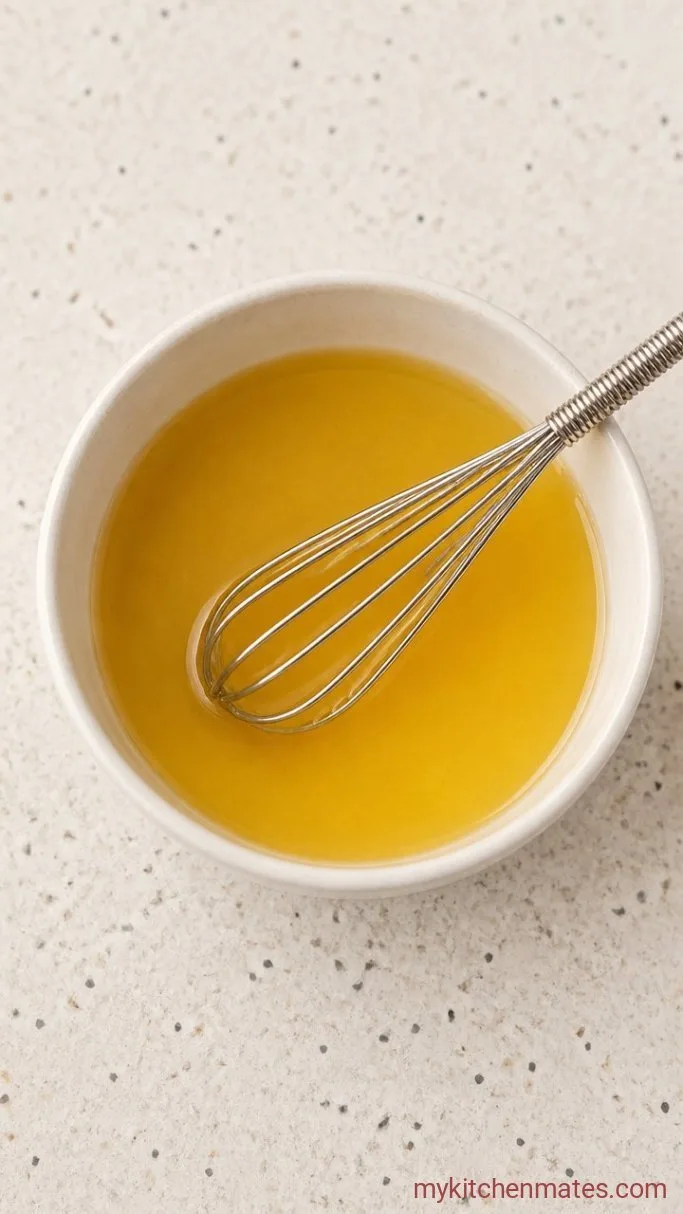 Honey Granola Recipe Step 2: Whisk the Wet Mixture
