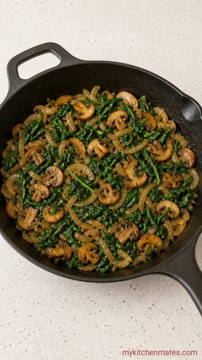 Step 2: Wilt the Spinach
