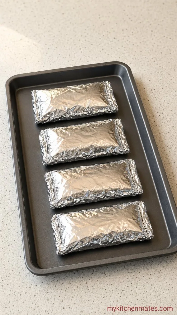 Step 2: Wrap the Foil Packets