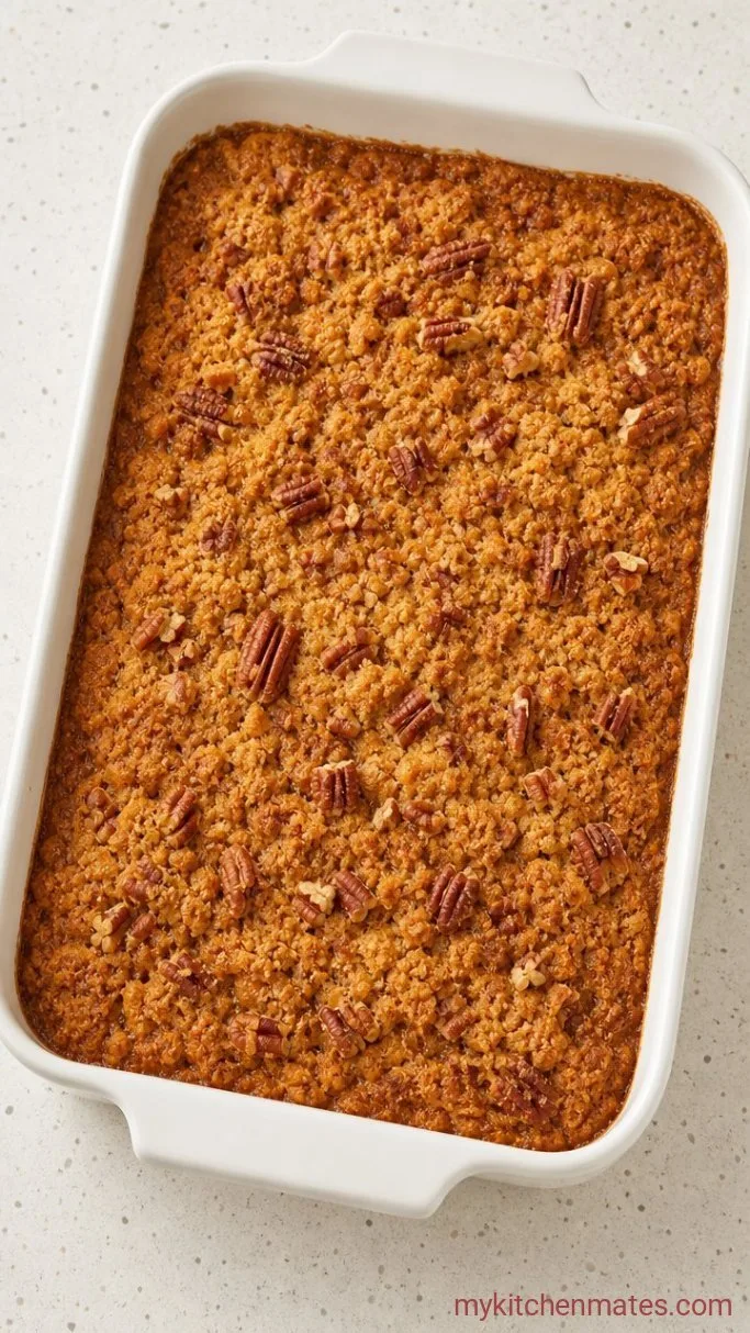 Step 3: Add Pecans and Bake