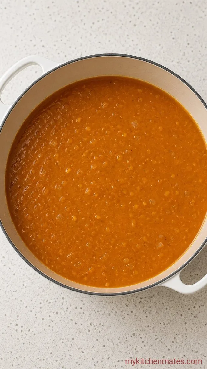 Step 3: Add Pumpkin and Broth