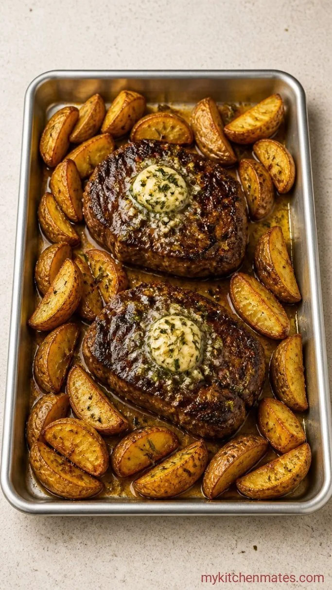 Step 3: Add Steaks and Butter to the Pan