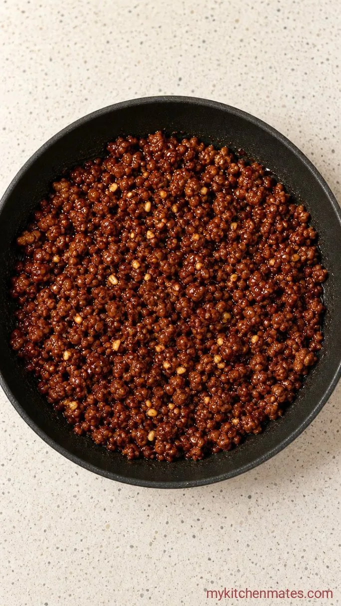Quick Korean Beef Bowls (15-Minute Weeknight Dinner) Step 3: Add the Aromatics and Sauce