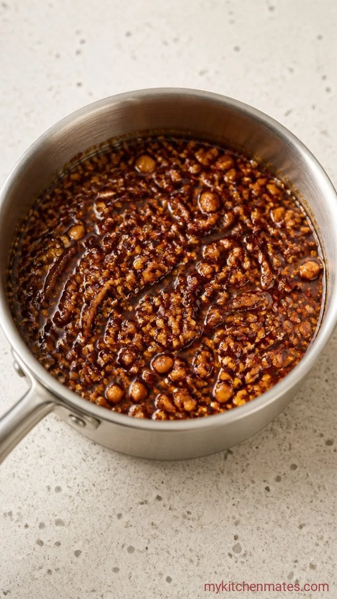 Homemade Chili Crisp (Ready in 15 Minutes) Step 3: Add the Crunch and Seasonings