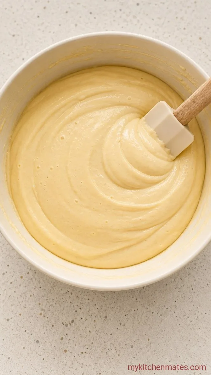 Moist Sour Cream Bundt Cake with Vanilla Glaze Step 3: Add the Dry Ingredients