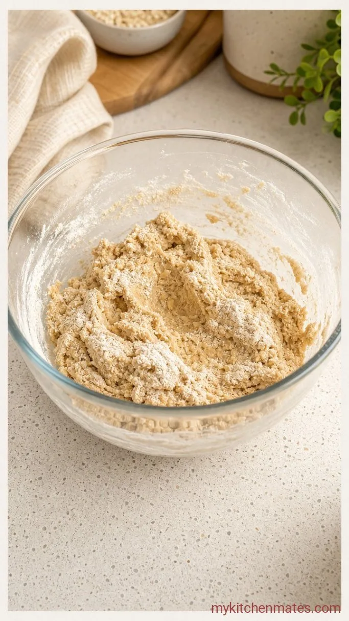 Chewy Oat Flour Chocolate Chip Cookies Step 3: Add the Dry Ingredients
