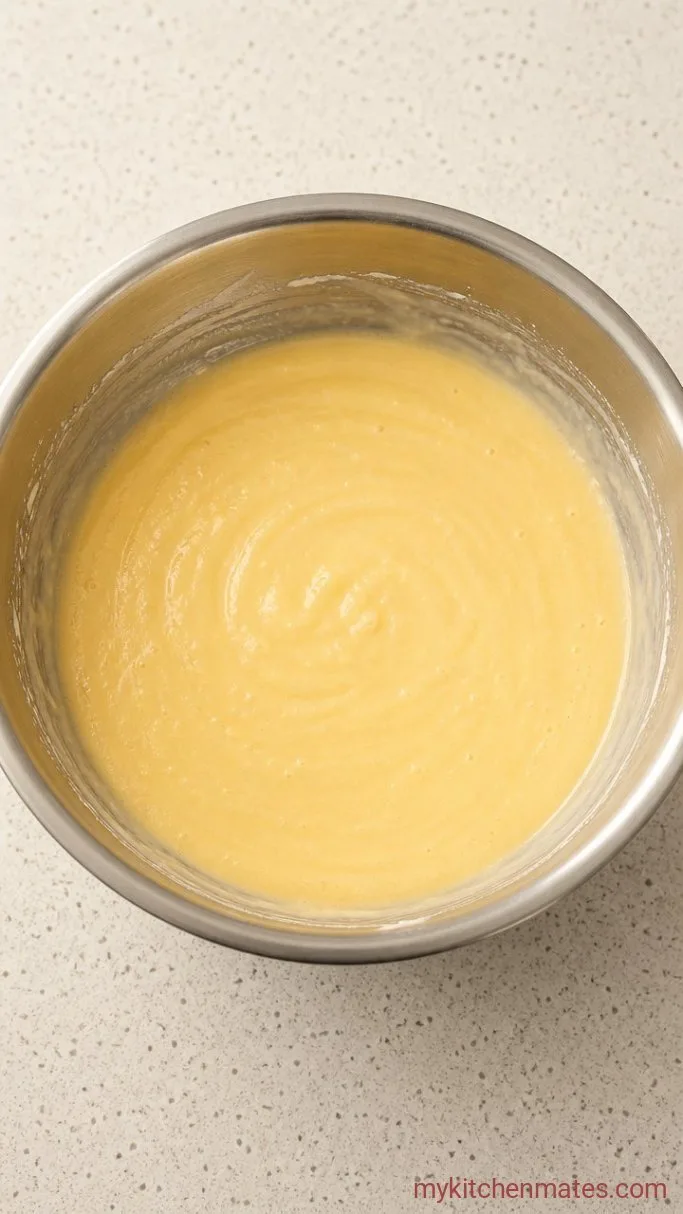 Moist Chocolate Sour Cream Pound Cake Step 3: Add the Eggs and Sour Cream