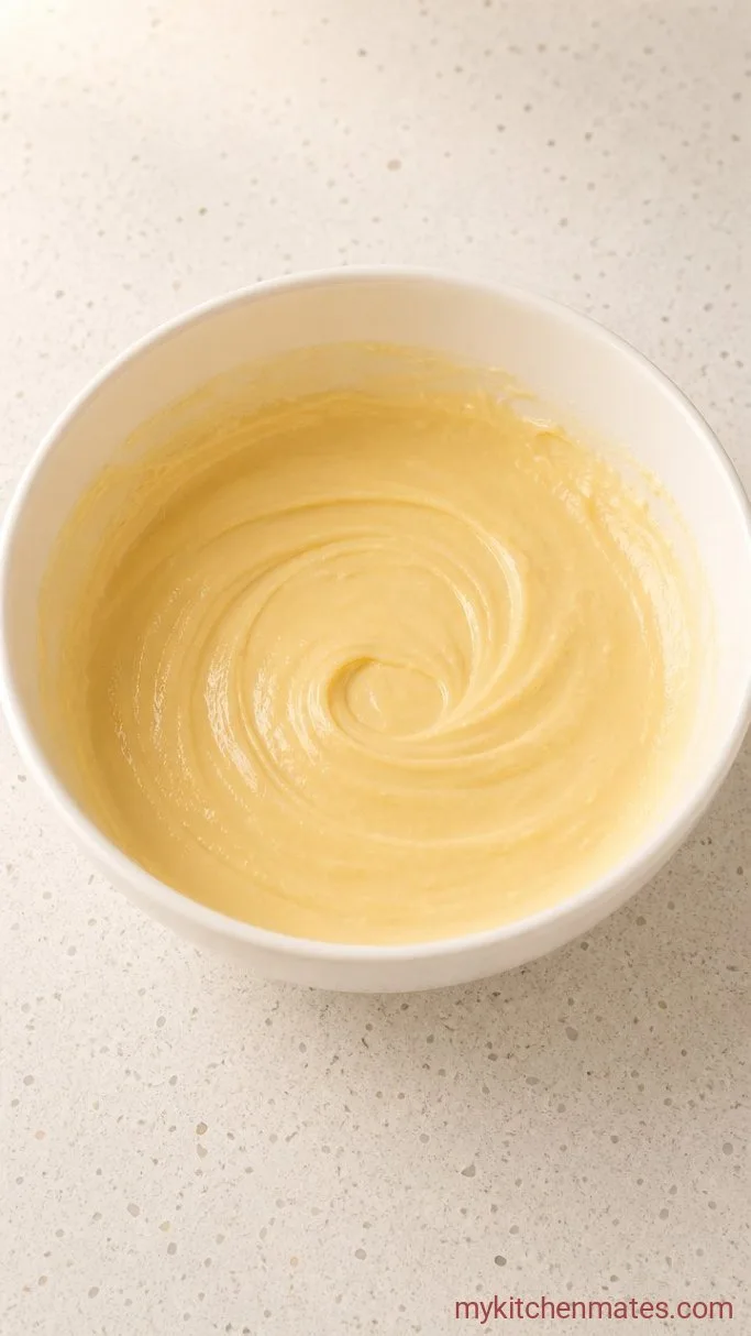 Step 3: Add the Eggs and Vanilla