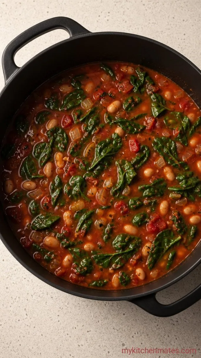 Step 3: Add the Spinach and Lemon