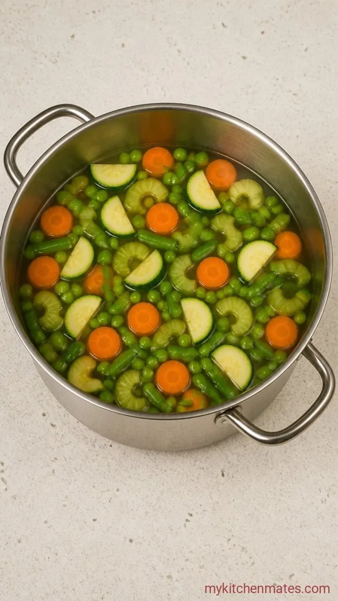 Step 3: Add the Tender Vegetables