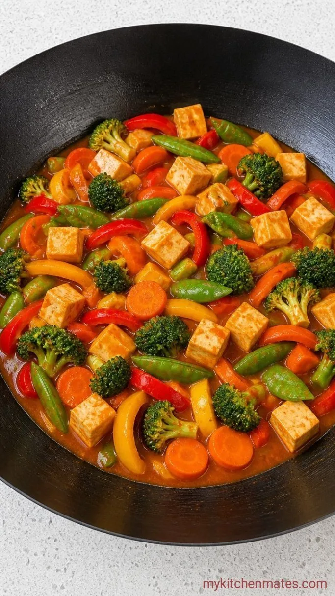 Step 3: Add the Vegetables and Tofu