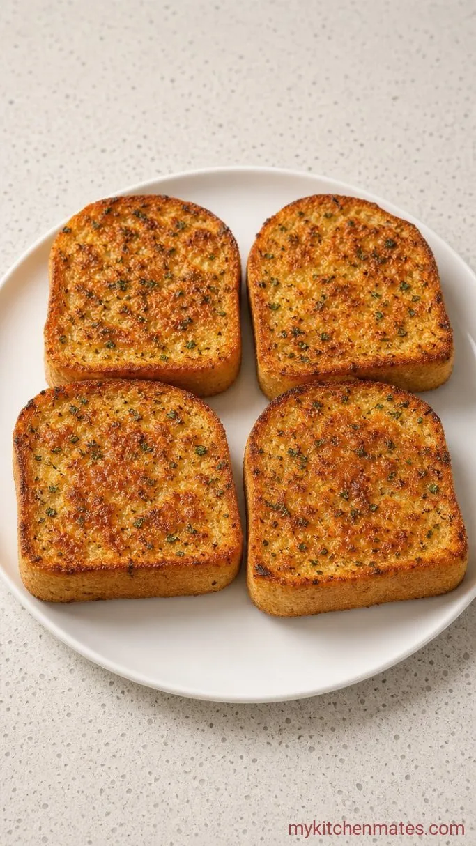 Crispy Air Fryer Garlic Bread in 5 Minutes Step 3: Air Fry and Serve Warm