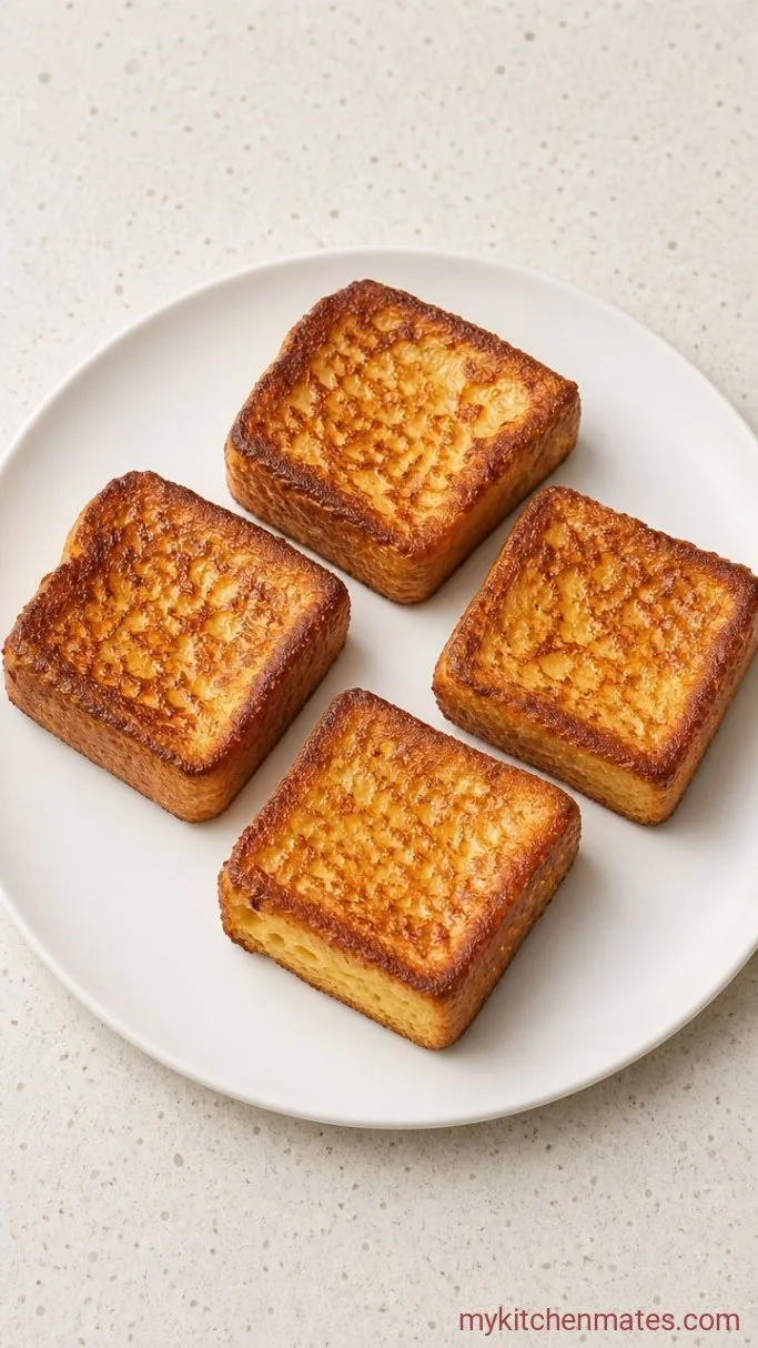 Quick Crispy Air Fryer French Toast Step 3: Air Fry and Serve
