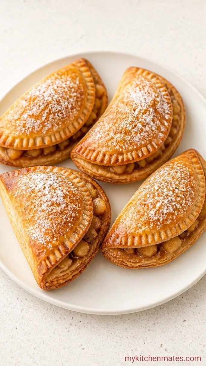 Quick Air Fryer Apple Hand Pies Step 3: Air Fry and Serve