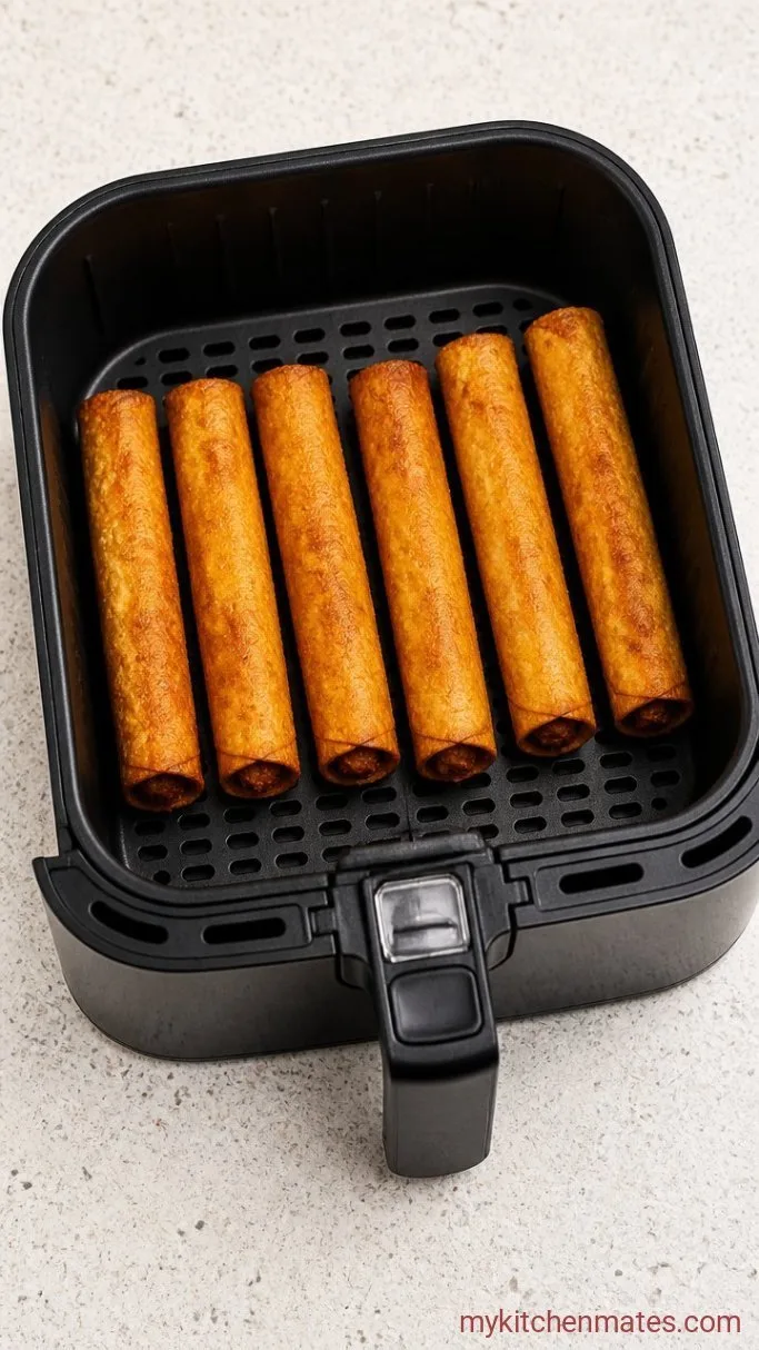 Step 3: Air Fry the Taquitos