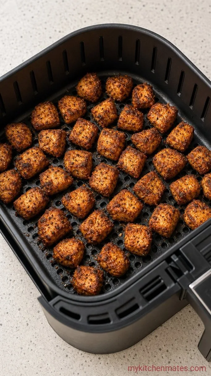 Crispy Air Fryer Chicken Bites (Ready in 15 Minutes) Step 3: Air Fry Until Golden