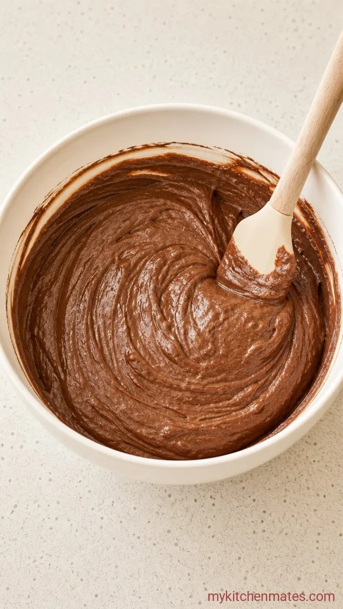Mexican Chocolate Fiesta Cake with Spiced Dulce de Leche Step 3: Alternate Dry Mix and Buttermilk